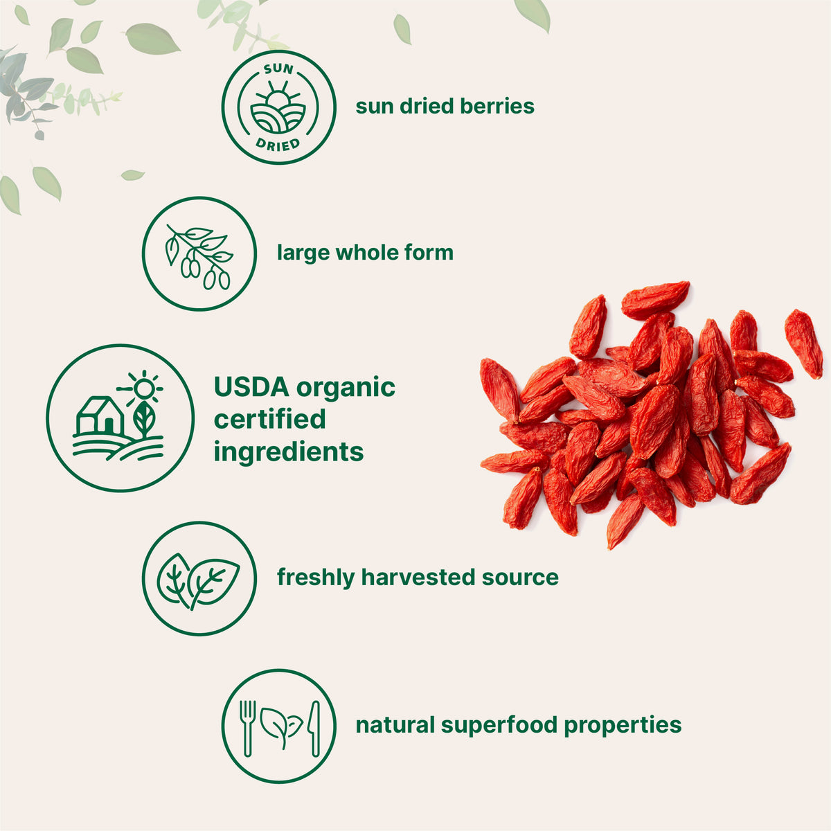 Goji Fresh Fresh Goji Berries - 100% Organic | Buy Goji Berries for Sale – Micro ...