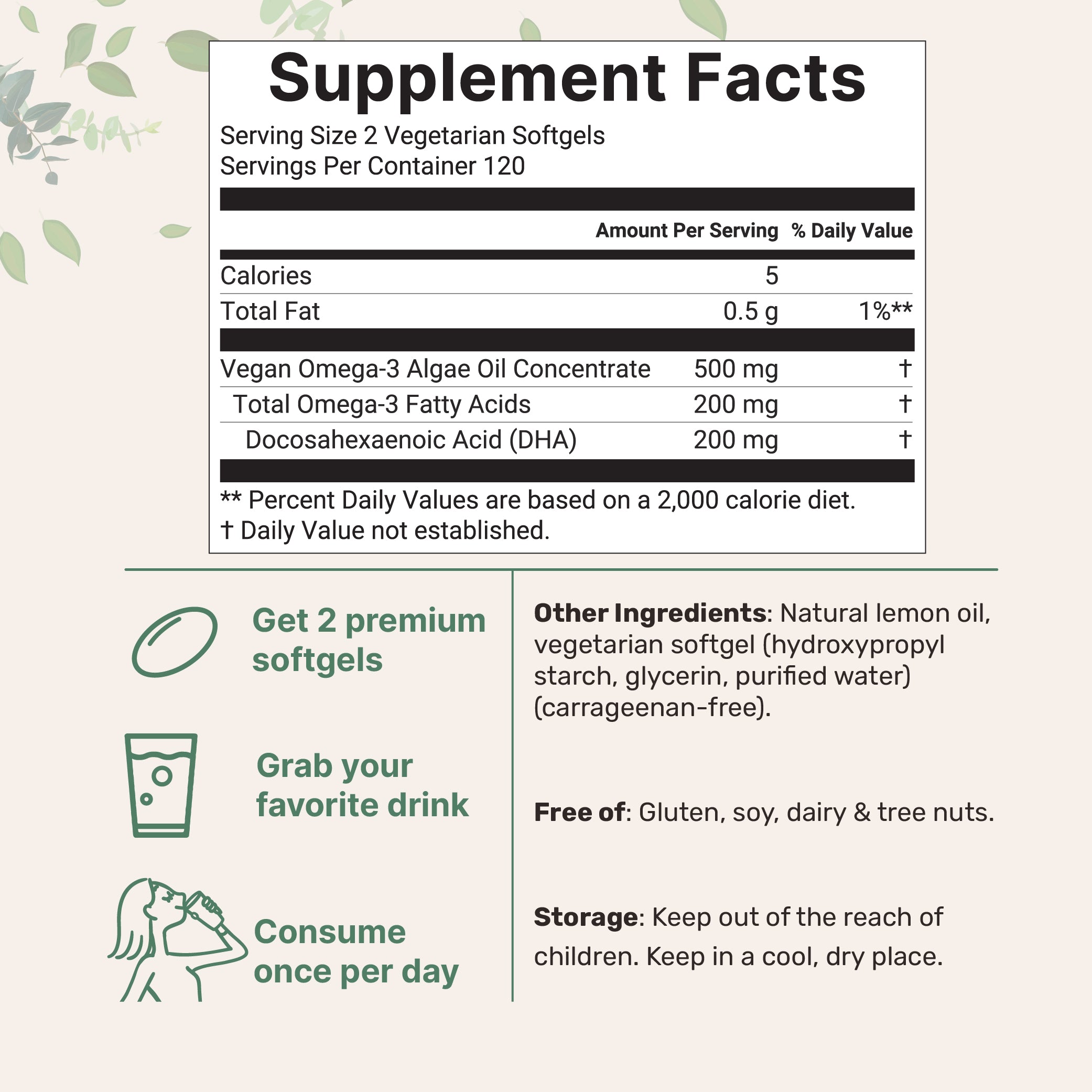 Micro Ingredients Omega-3 for Kids, 240 Veggie Softgels (Lemon Flavor)