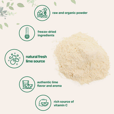 Micro Ingredients Organic Freeze-Dried Lime Powder, 1.5lbs