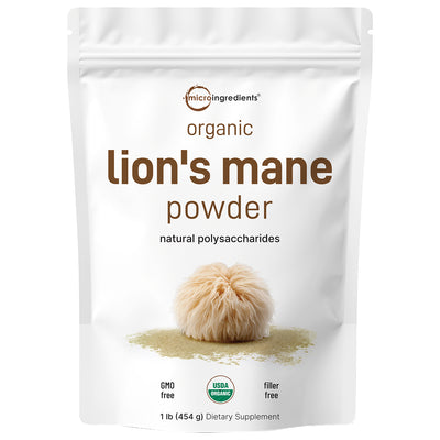Organic Lions Mane Mushroom Supplement Powder