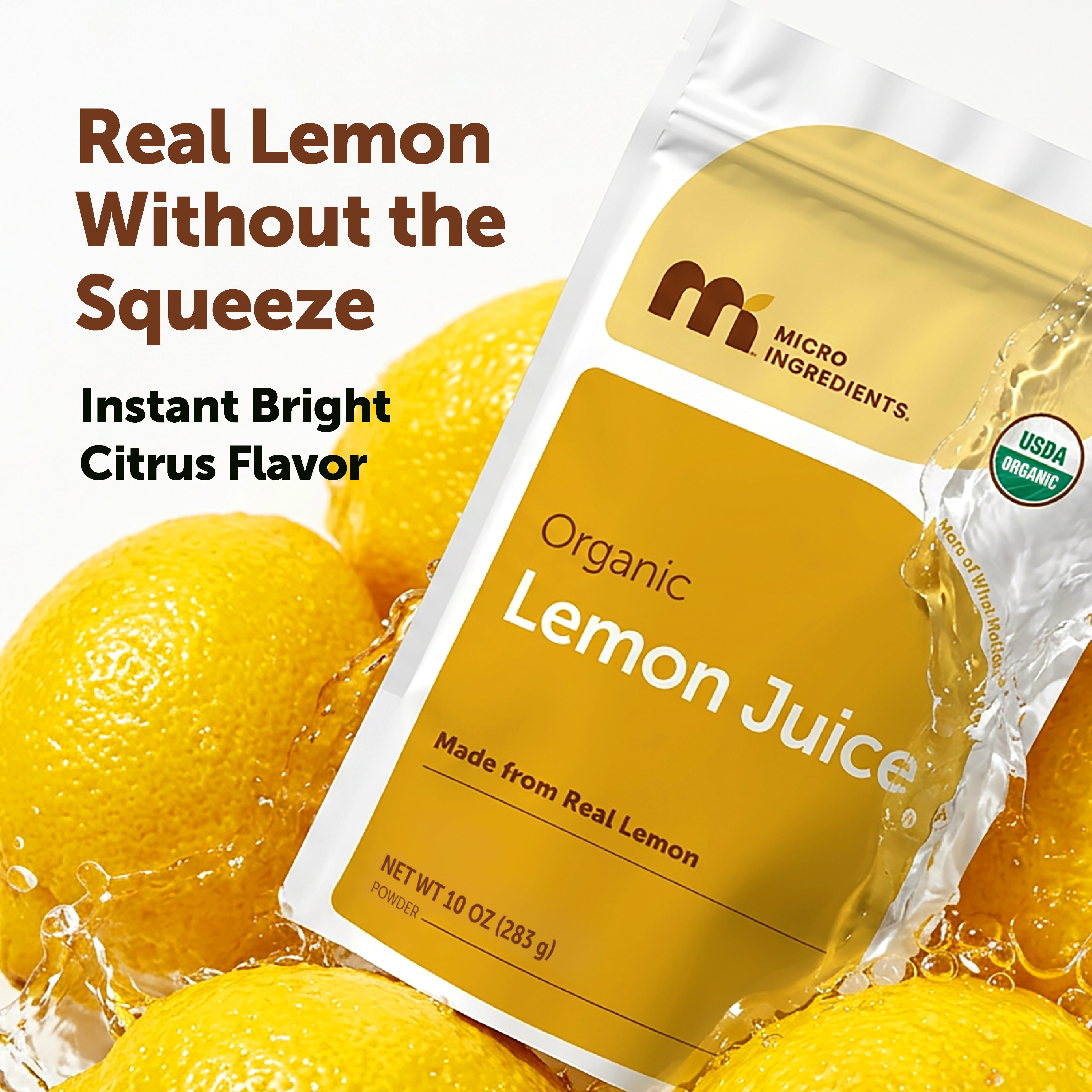 Micro Ingredients Organic Lemon Juice Powder