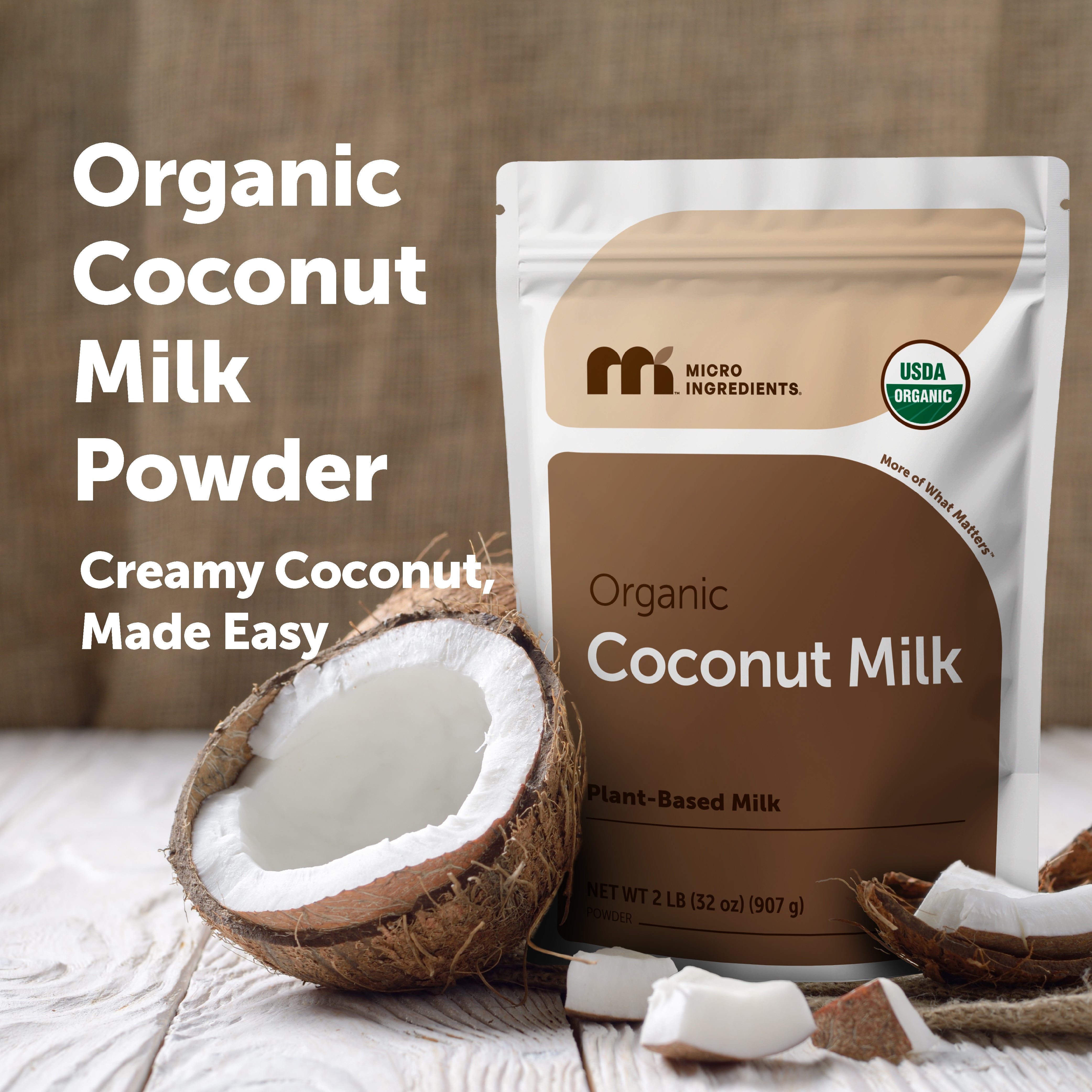 Micro Ingredients Organic Coconut Milk Powder