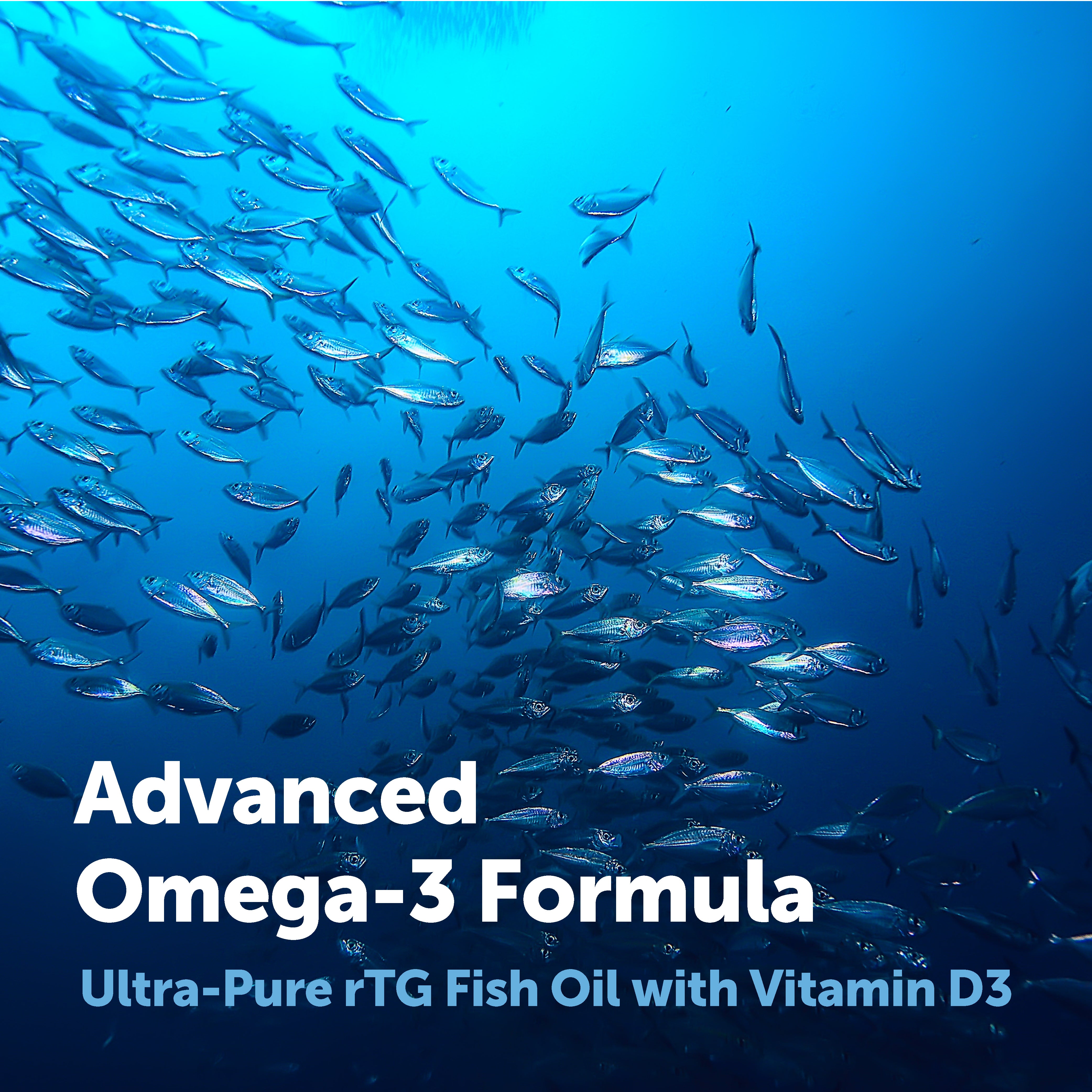 Micro Ingredients Supreme Omega-3 Fish Oil w/ Ultra High EPA & DHA, Burpless Softgels