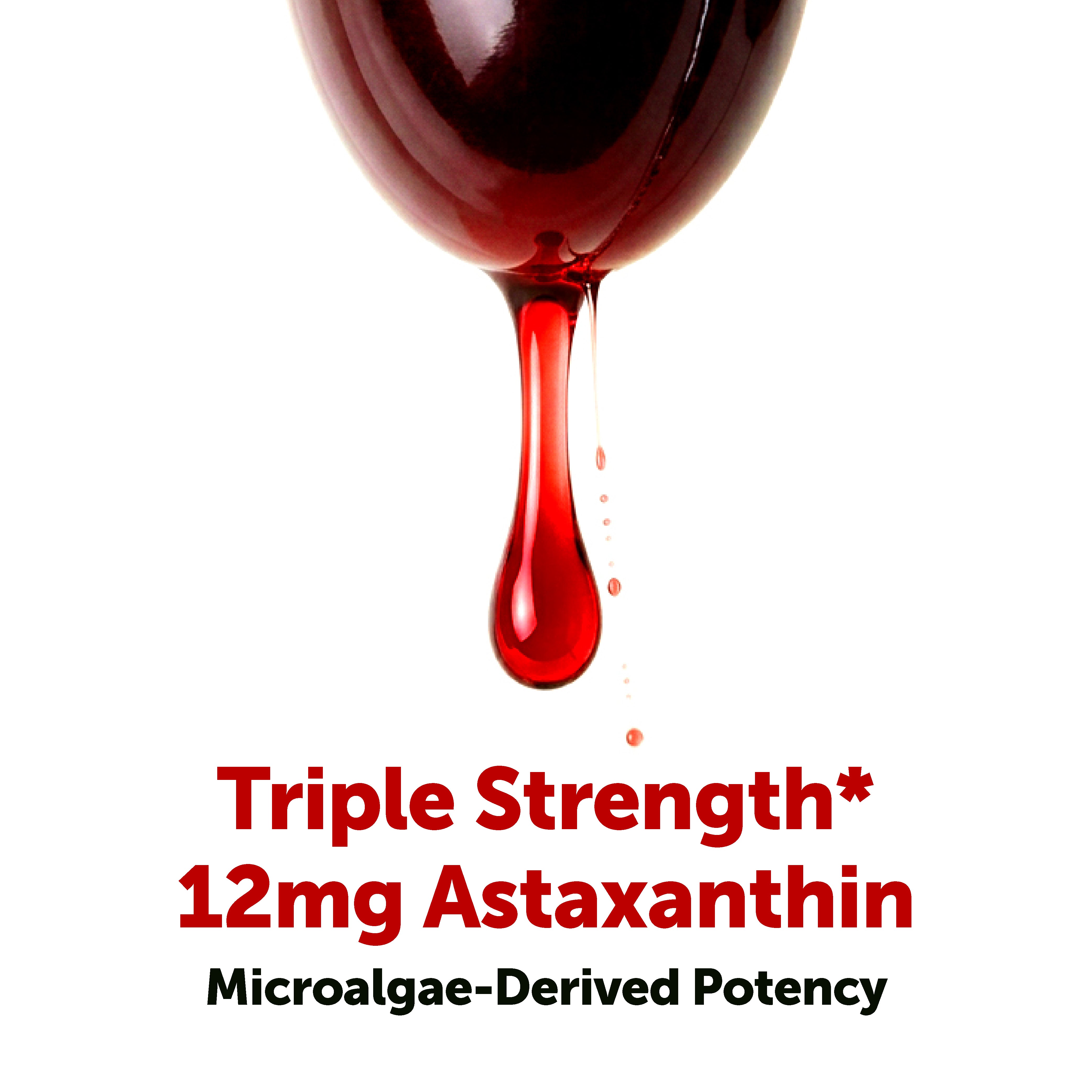 Micro Ingredients Astaxanthin 12mg softgels, tanning pills, Strength Carotenoids Skin Supplement w. 100%
