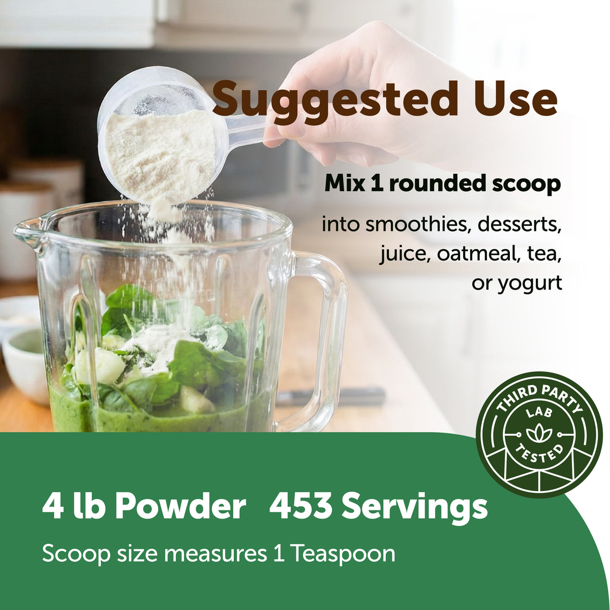 Micro Ingredients Stevia Sweetener Powder with Allulose, 4 Pounds