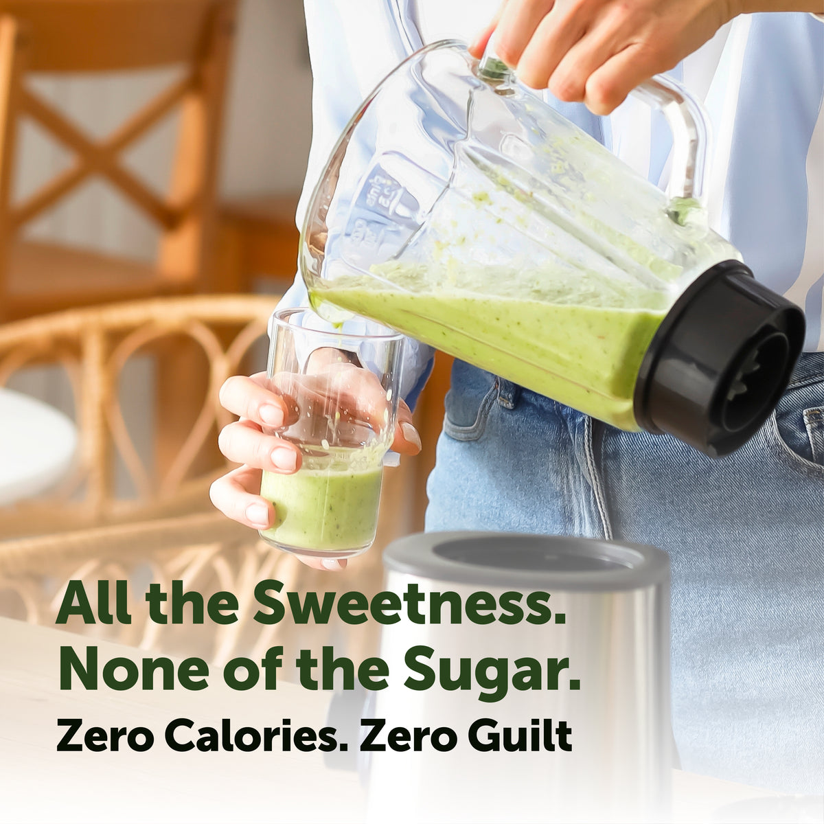 Micro Ingredients Stevia Sweetener Powder with Allulose, 4 Pounds