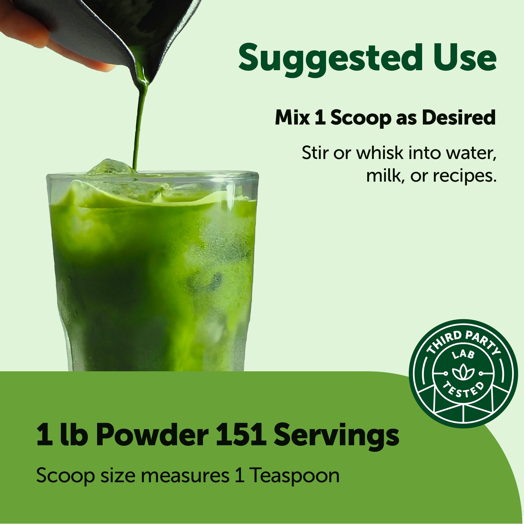 Micro Ingredients Organic Matcha Green Tea Powder 1 Pound