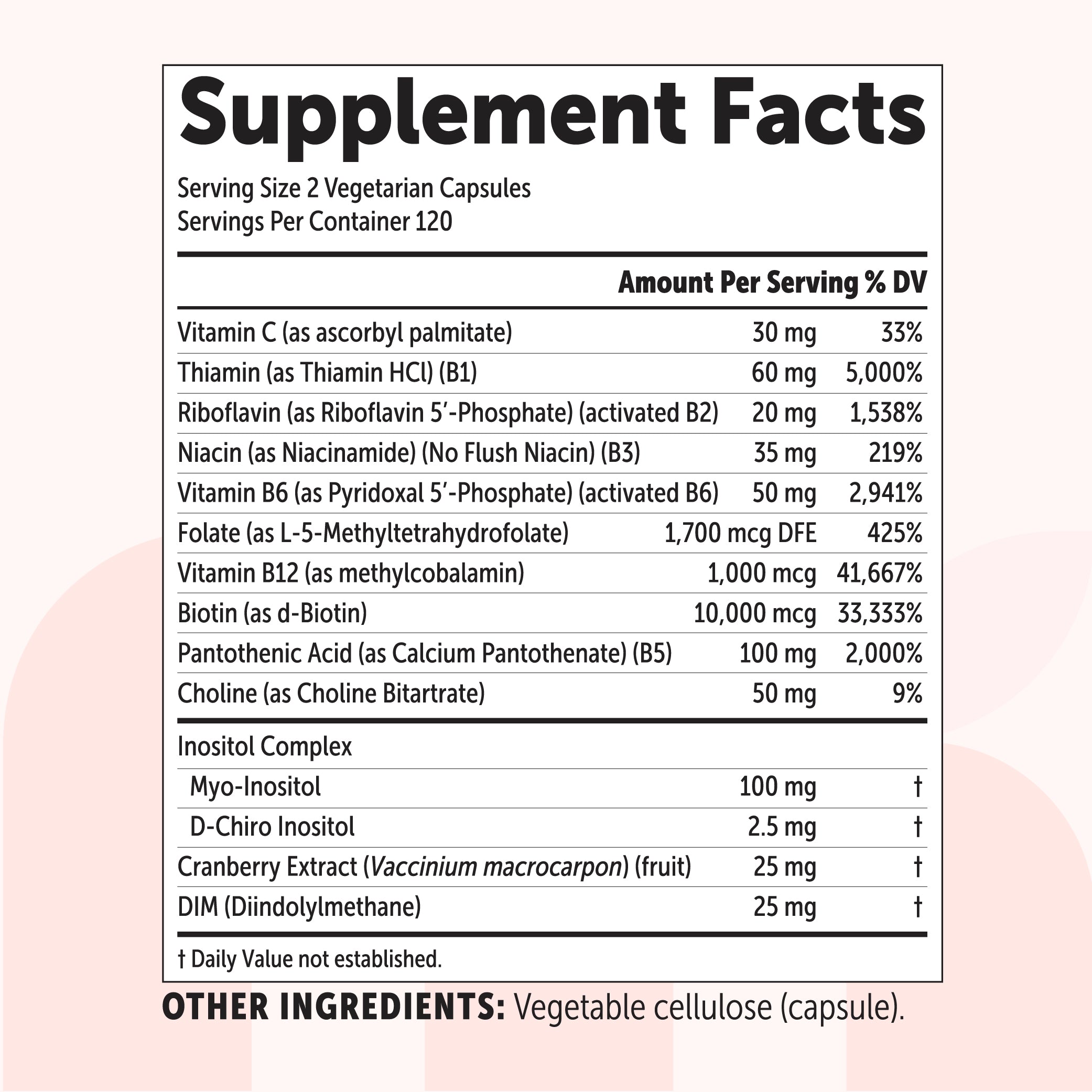 Micro Ingredients Methylated B Complex for Women 14-in-1, 240 Vegetarian Capsules