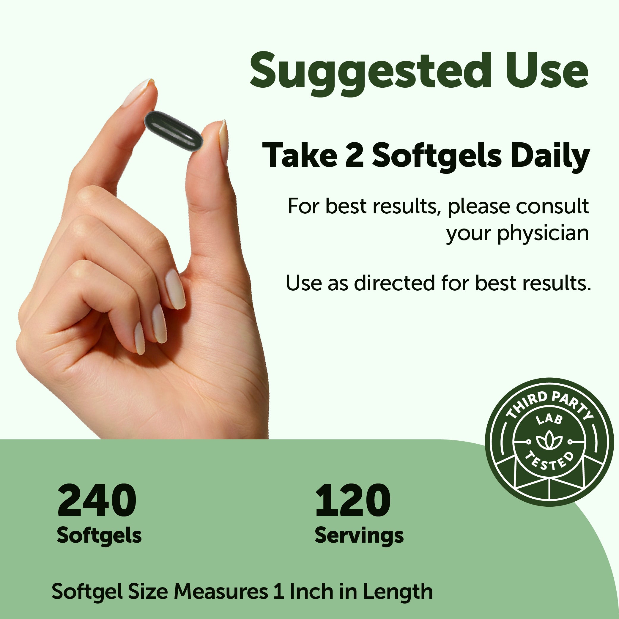 Micro Ingredients Moringa with Oregano Oil, Black Seed Oil & Omega-3, 240 Flaxseed Oil Softgels