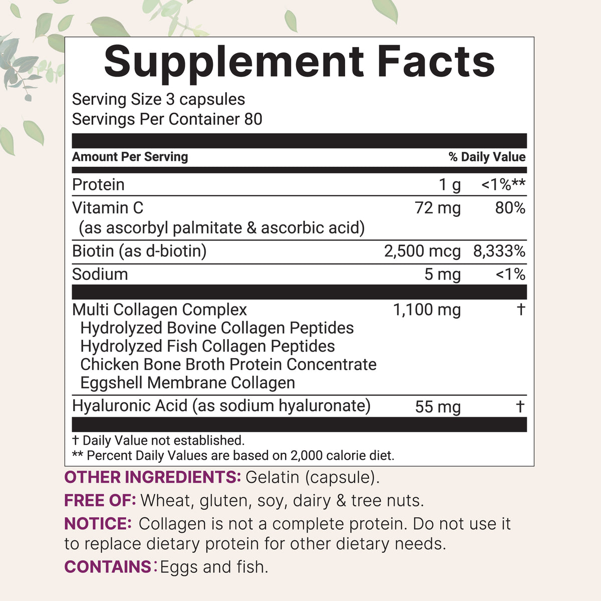 Multi Collagen Peptides | Micro Ingredients