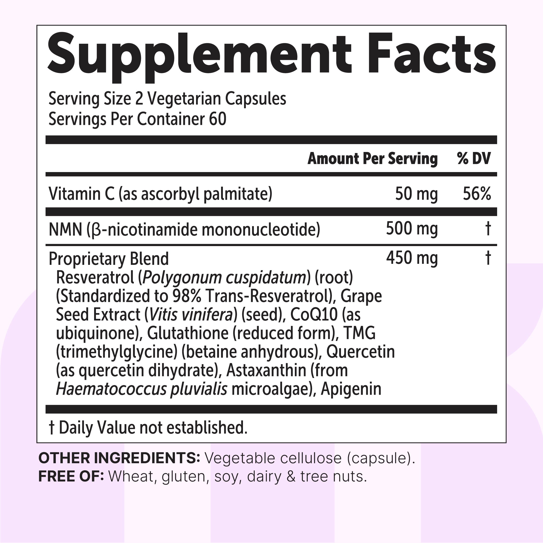 Pure NMN 1000mg Capsules