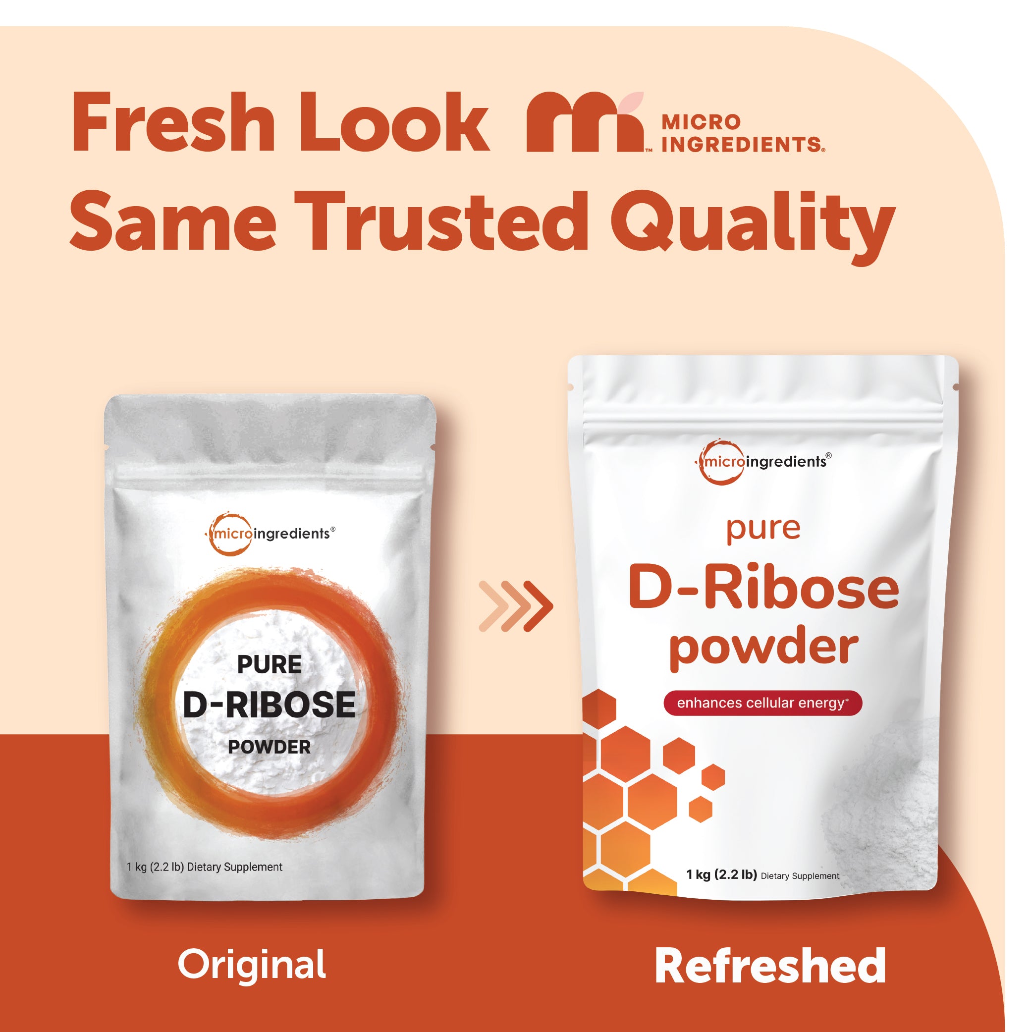 Micro Ingredients D-Ribose Powder, 1kg