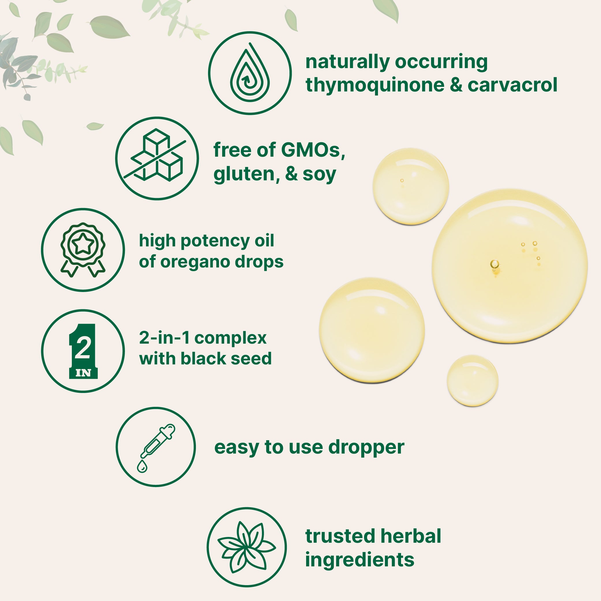 Micro Ingredients Oil of Oregano with Black Seed Oil, 4 fl oz, 2-in-1 Dropper