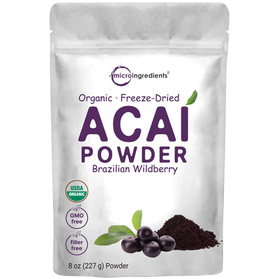 Organic Acai Berry Powder front