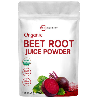 Organic Beet Juice Powder, 1 Pound front