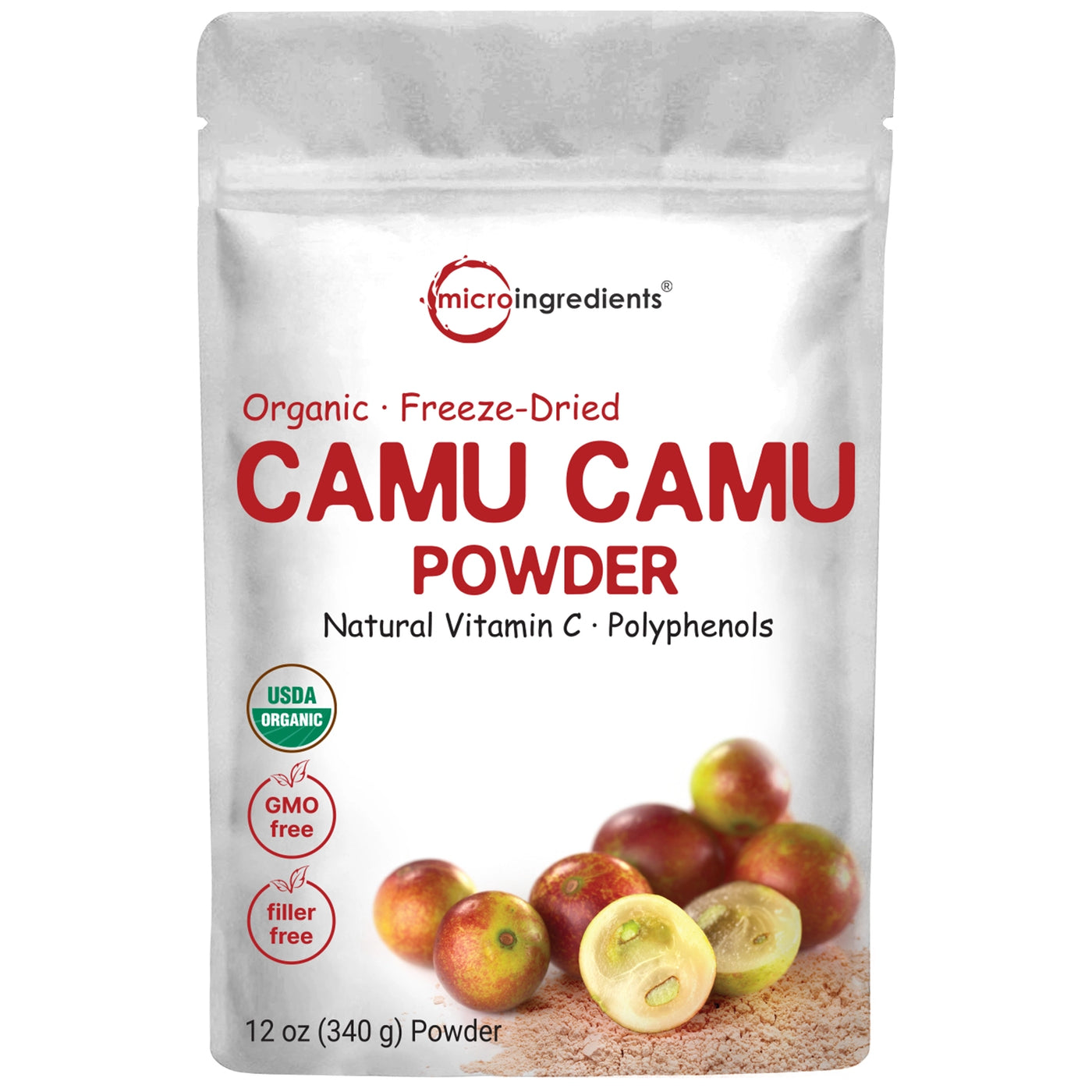 Organic Camu Camu Powder Front