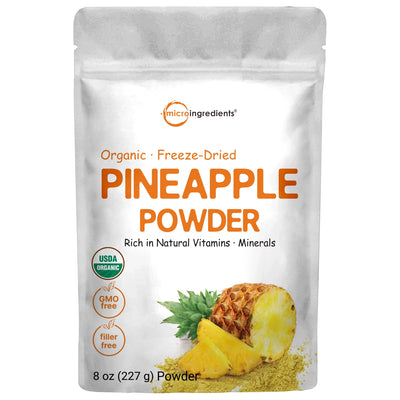 Organic pineapple Powder Front