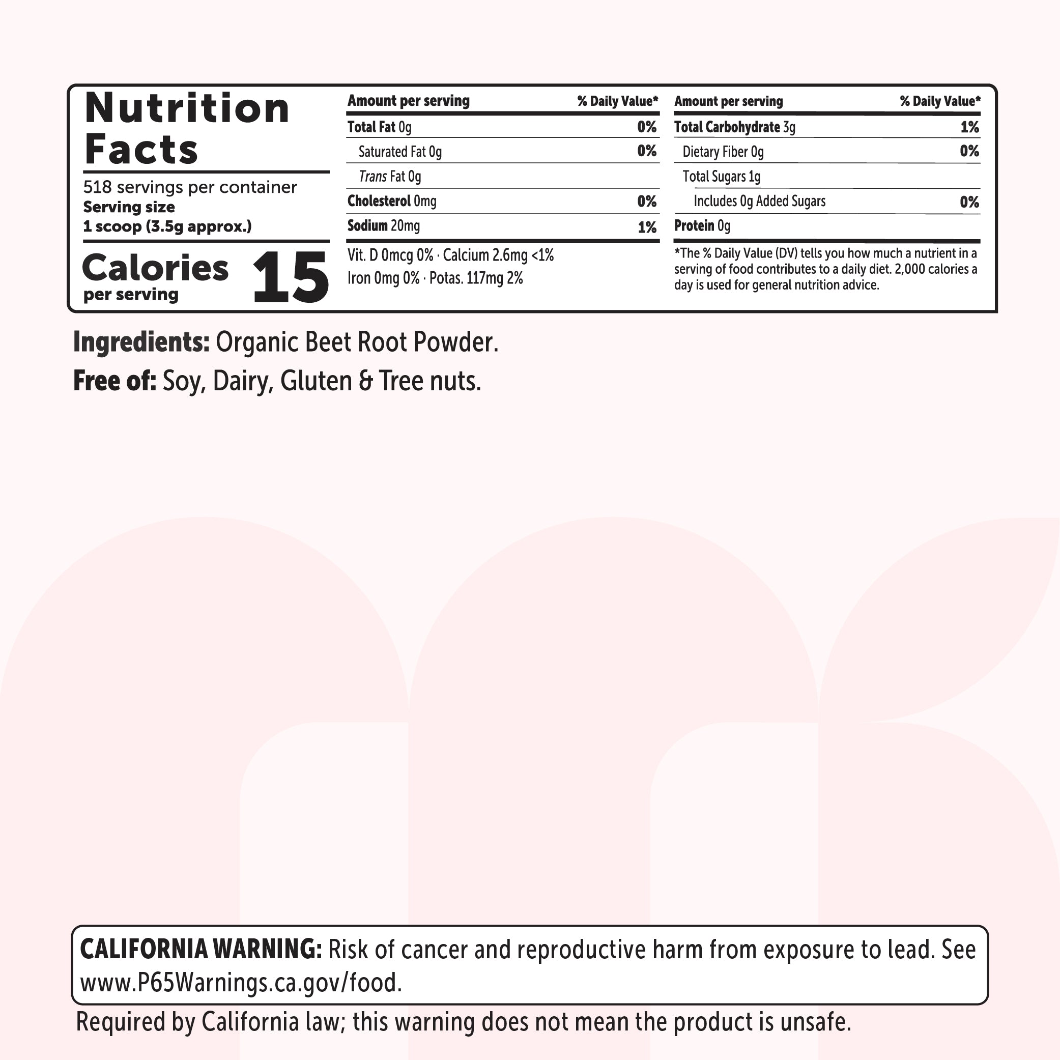 Micro Ingredients Organic Beet Root Powder-4lb