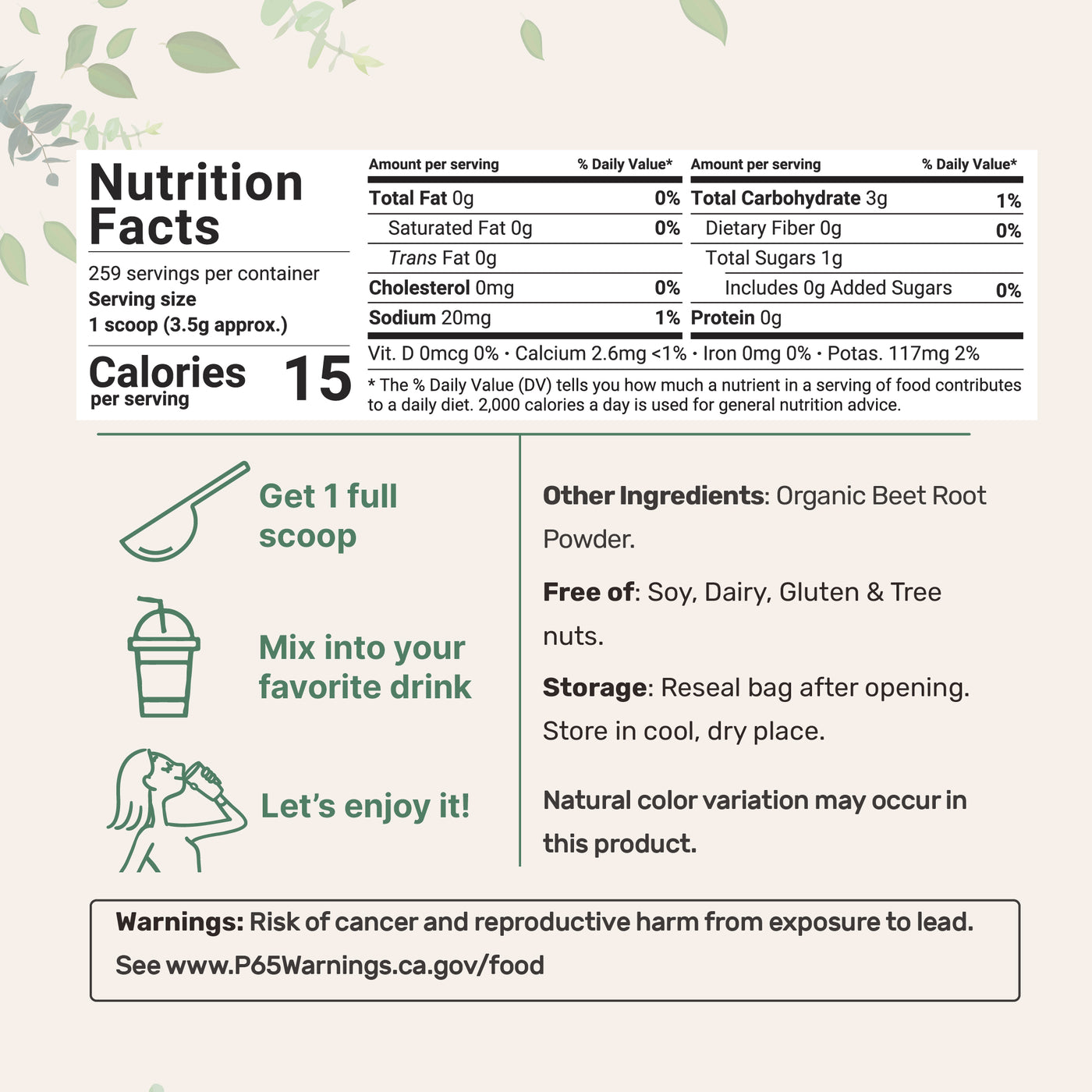 Micro Ingredients Organic Beet Root Powder, 2 Pound