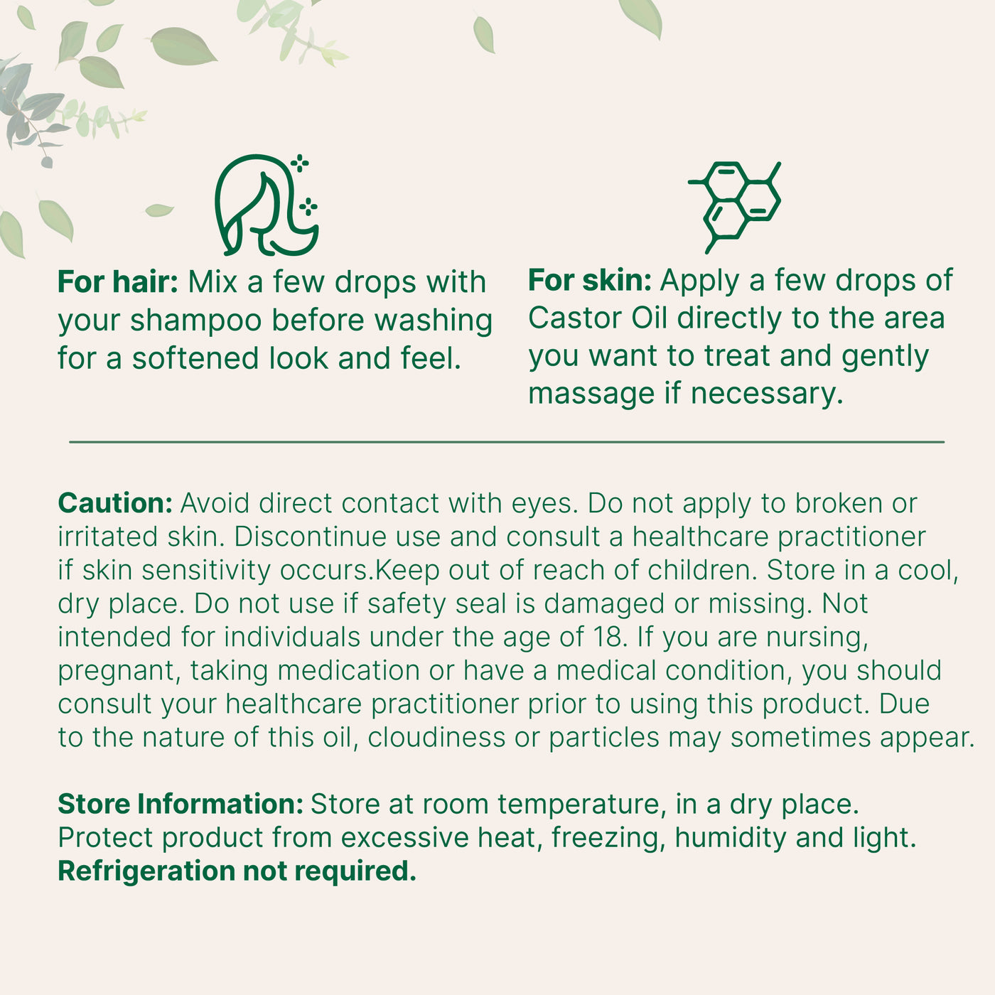 Micro Ingredients Organic Castor Oil, 32 fl oz