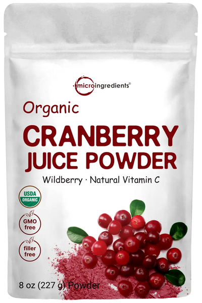 Organic Cranberry Juice Powder Front