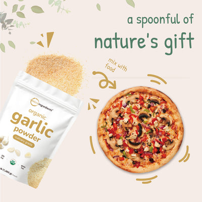 Micro Ingredients Organic Garlic Powder-3lb