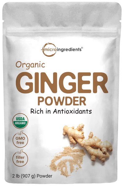 Organic Ginger Powder Front