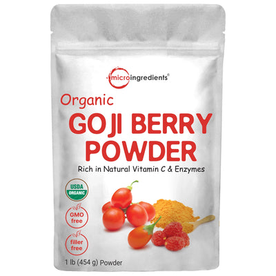 Organic Goji Berry Powder Front