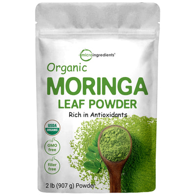 Organic Moringa Powder Front