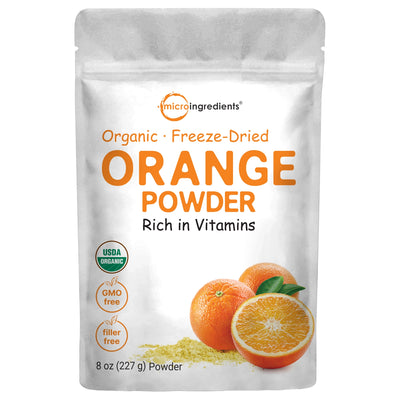 Organic Orange Powder Front