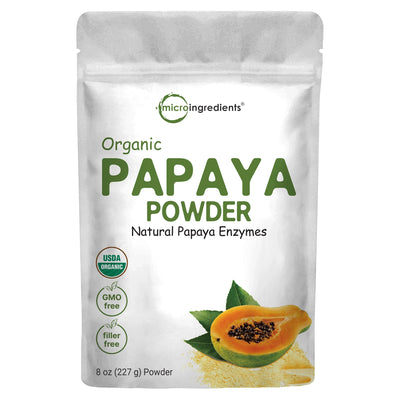 Organic Papaya Powder Front