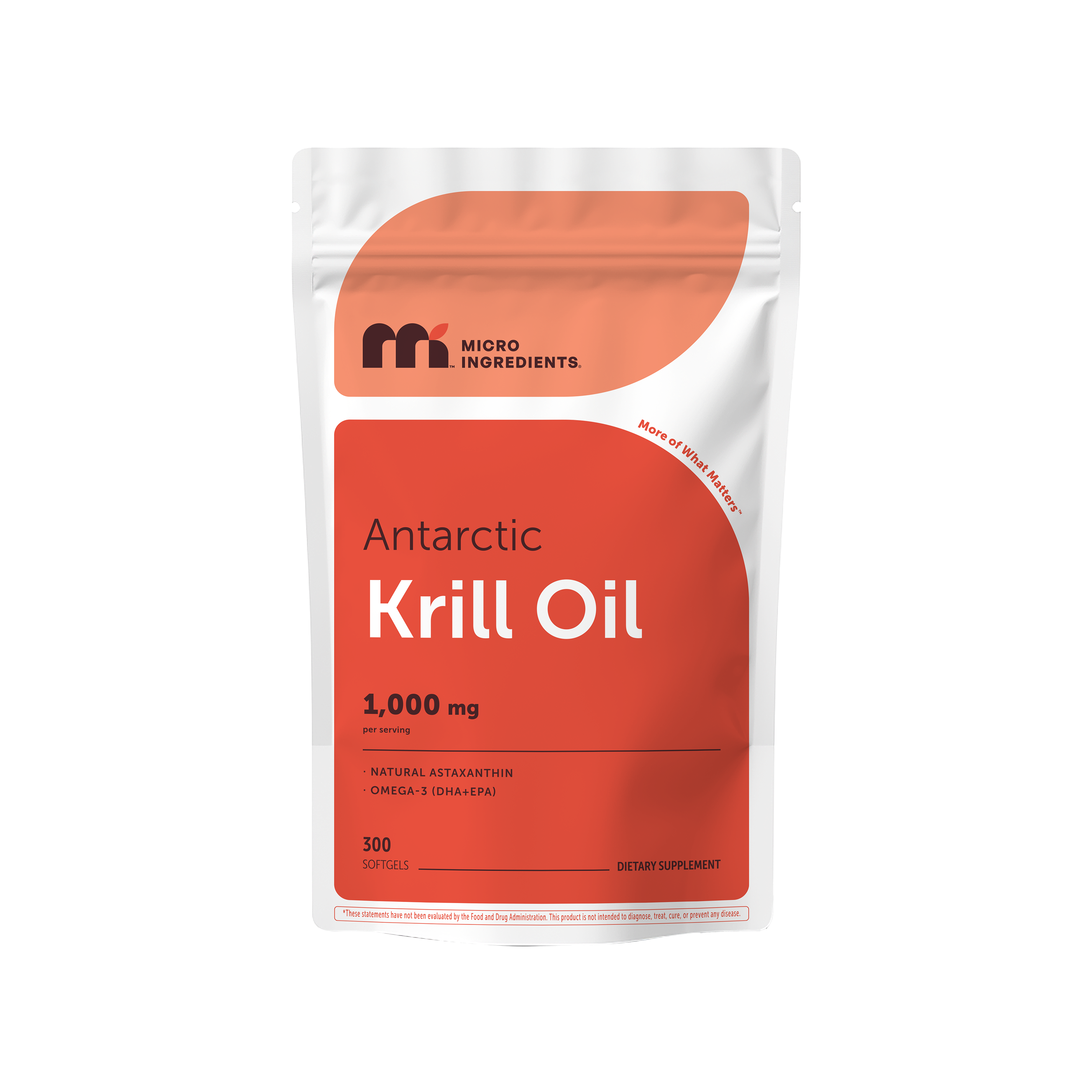 Micro Ingredients Antarctic Krill Oil 1000mg with Omega 3