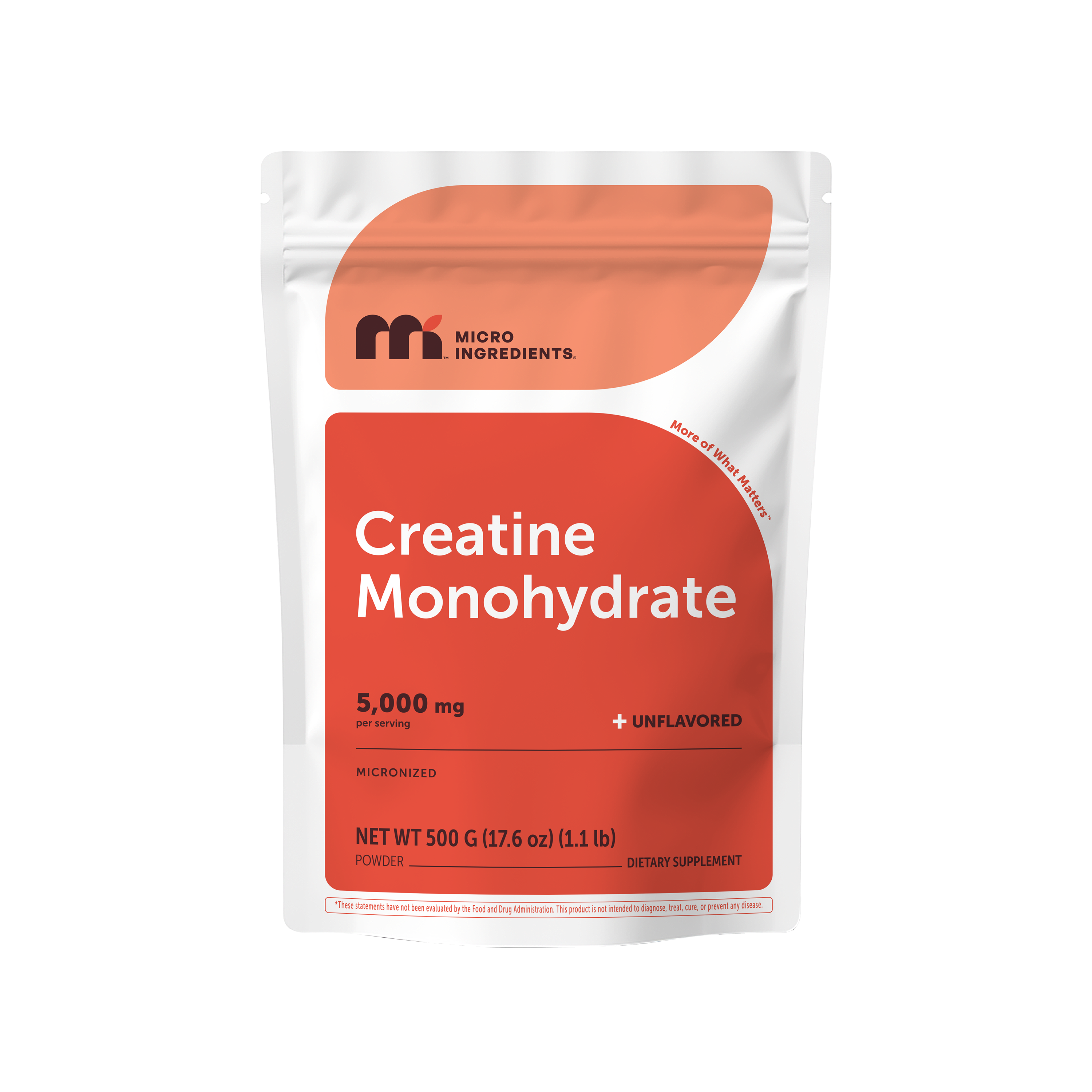 Micro Ingredients Micronized Creatine Monohydrate Powder - Unflavored