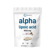 Micro Ingredients Alpha Lipoic Acid 600mg, 300 Softgels
