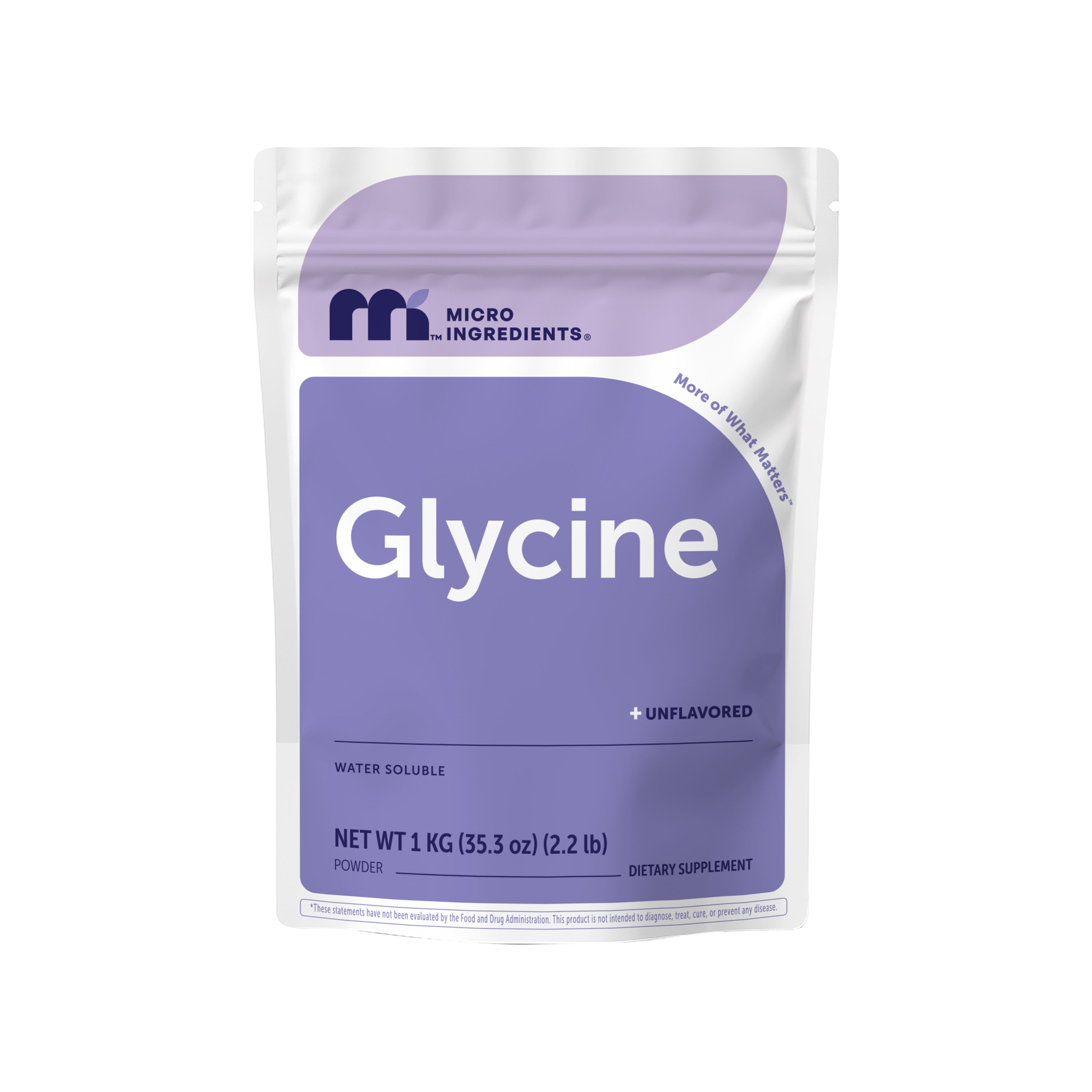Micro Ingredients L-Glycine Powder, 1kg