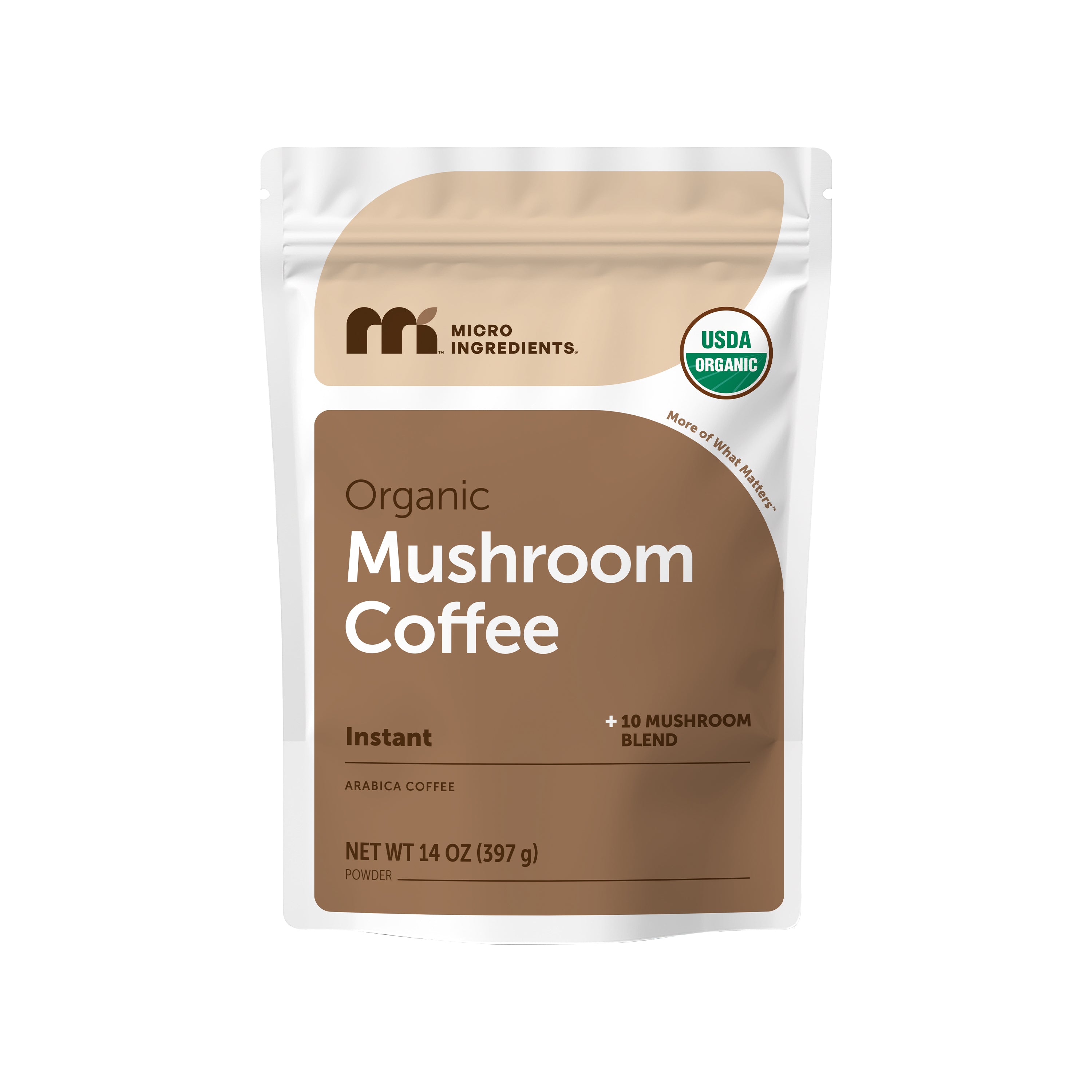Micro Ingredients Organic Instant 10 in 1 Mushroom Coffee Powder