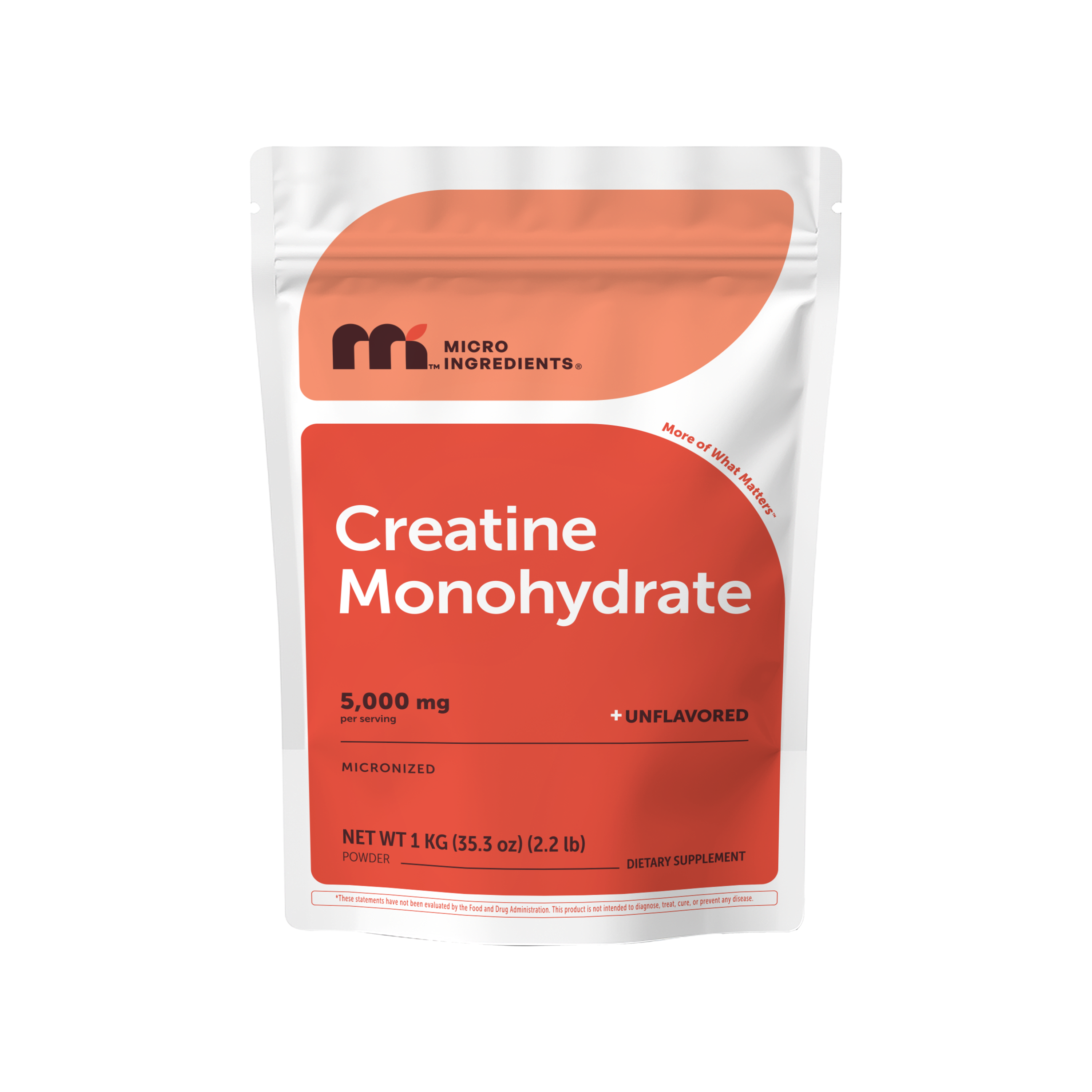 Micro Ingredients Micronized Creatine Monohydrate Powder - Unflavored