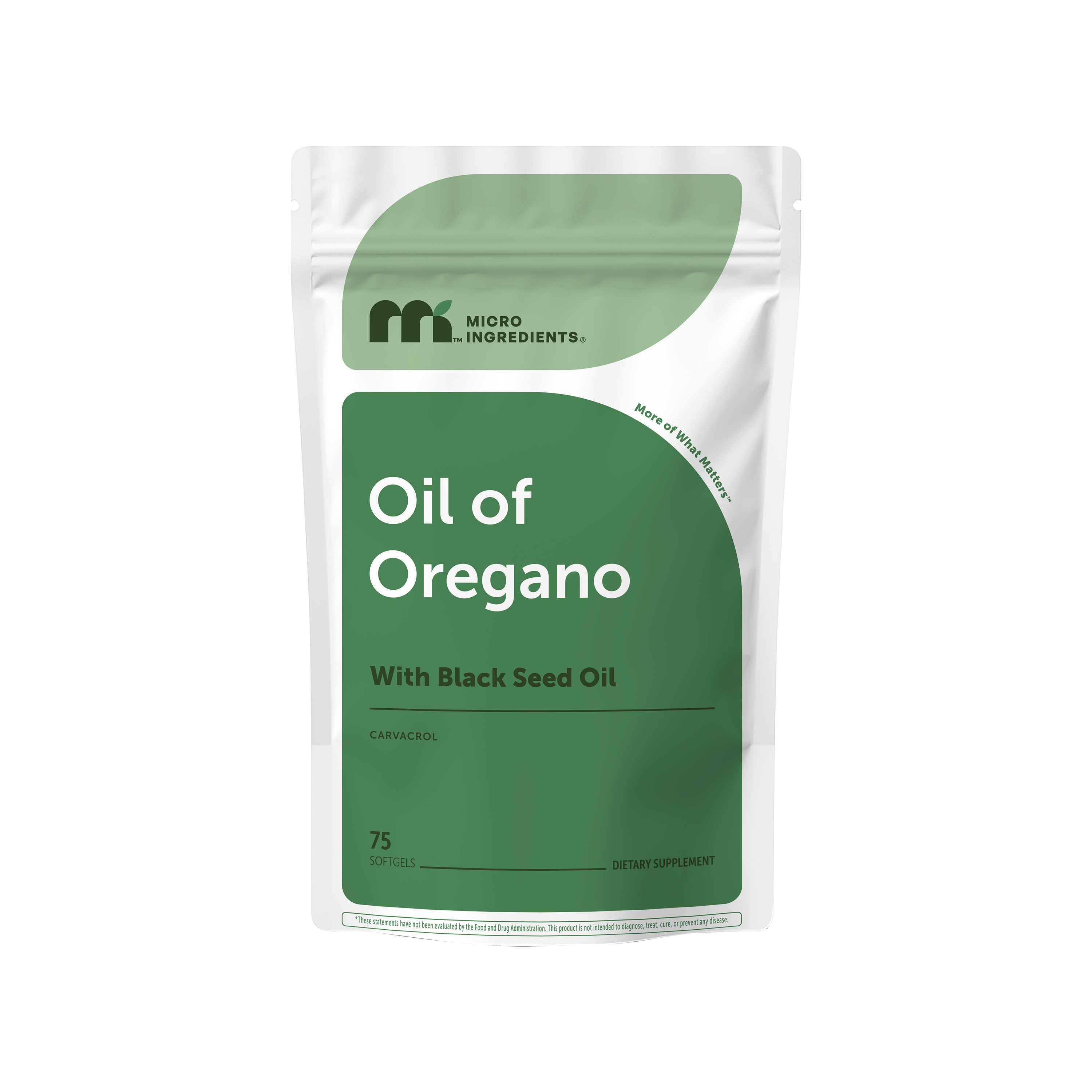 Micro Ingredients Oil of Oregano with Black Seed Oil Softgels