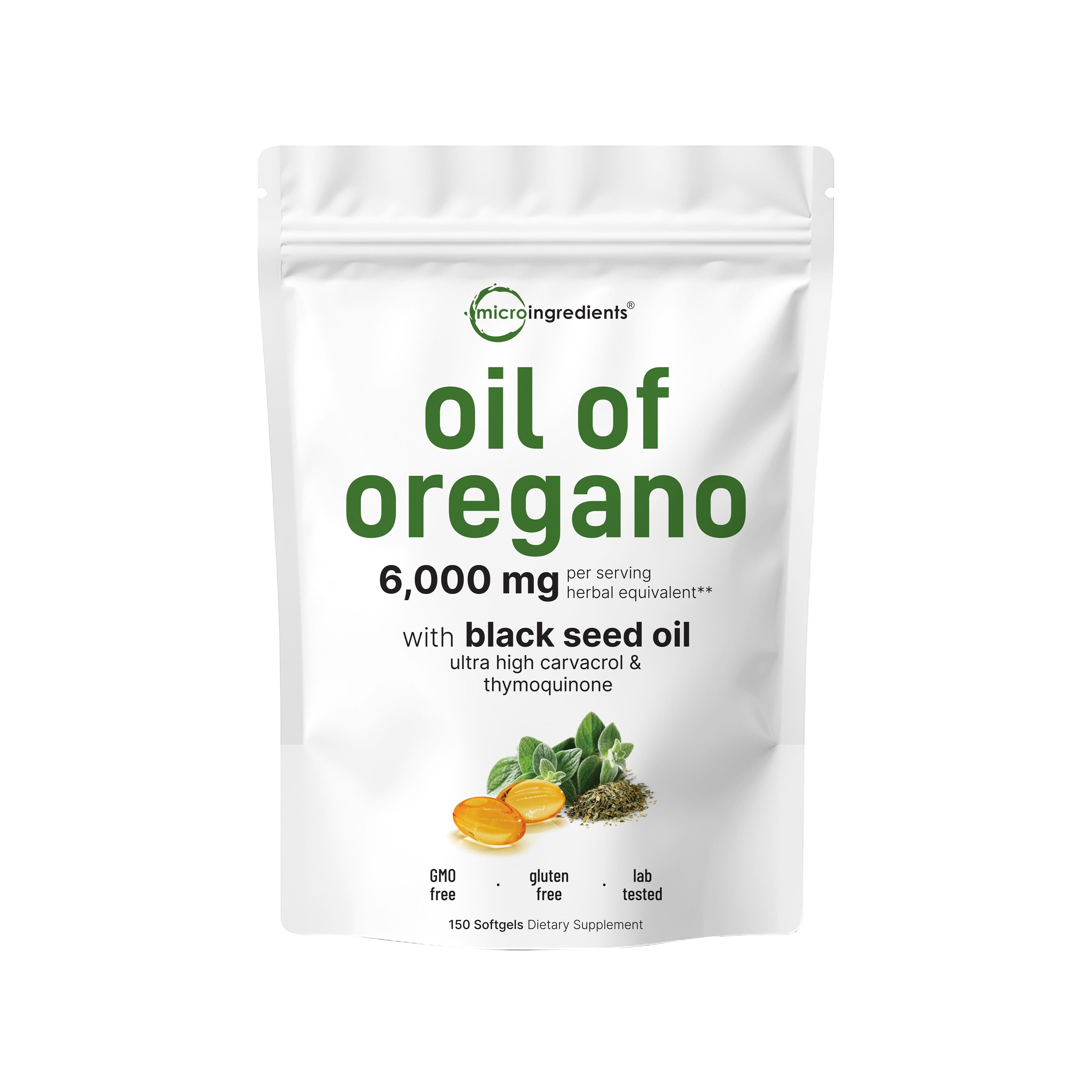 Micro Ingredients Oregano Oil with Black Seed Oil
