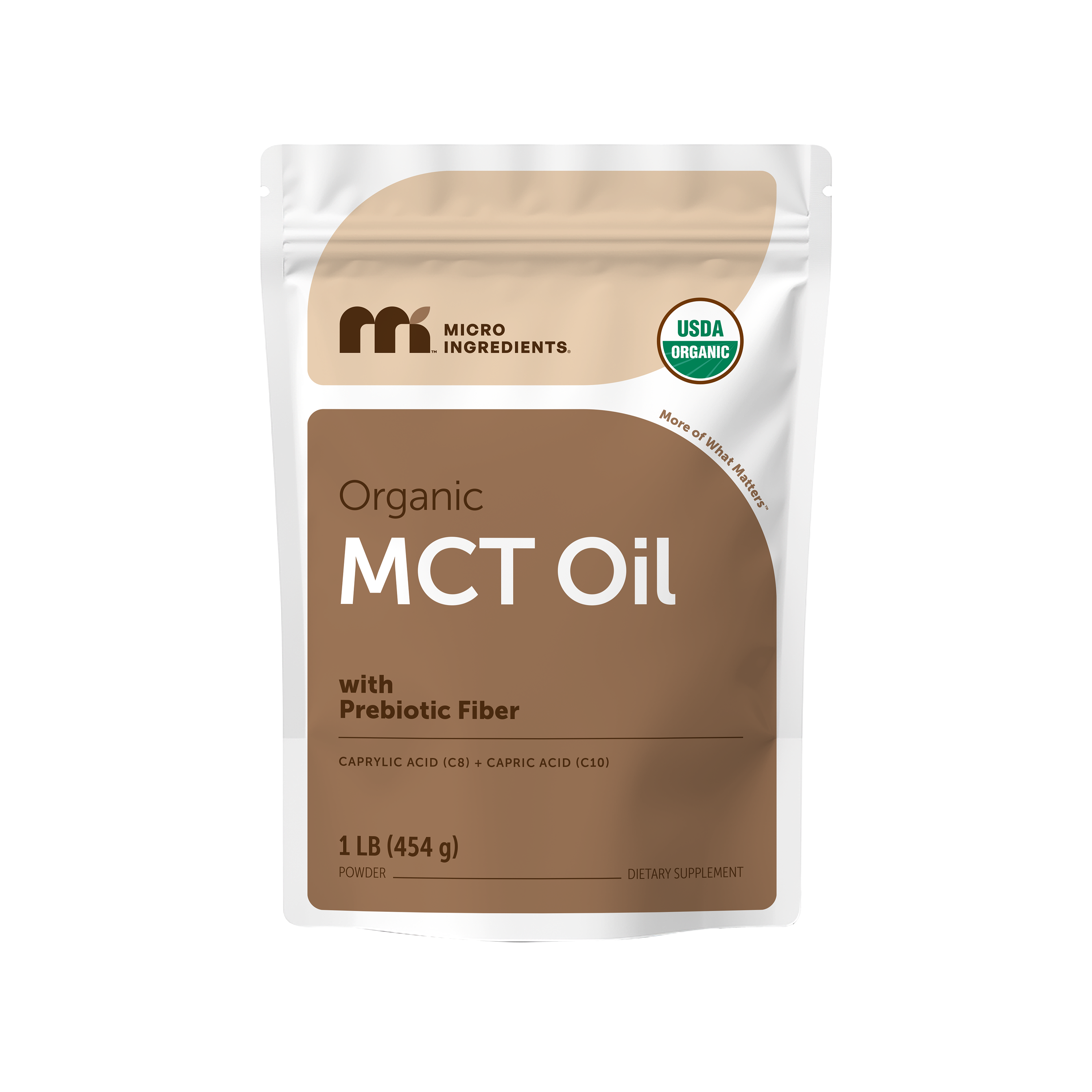 Micro Ingredients Organic MCT Oil Powder 1 Pound