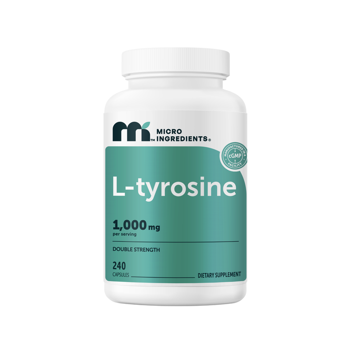 Micro Ingredients L-Tyrosine 1000mg, 240 capsules