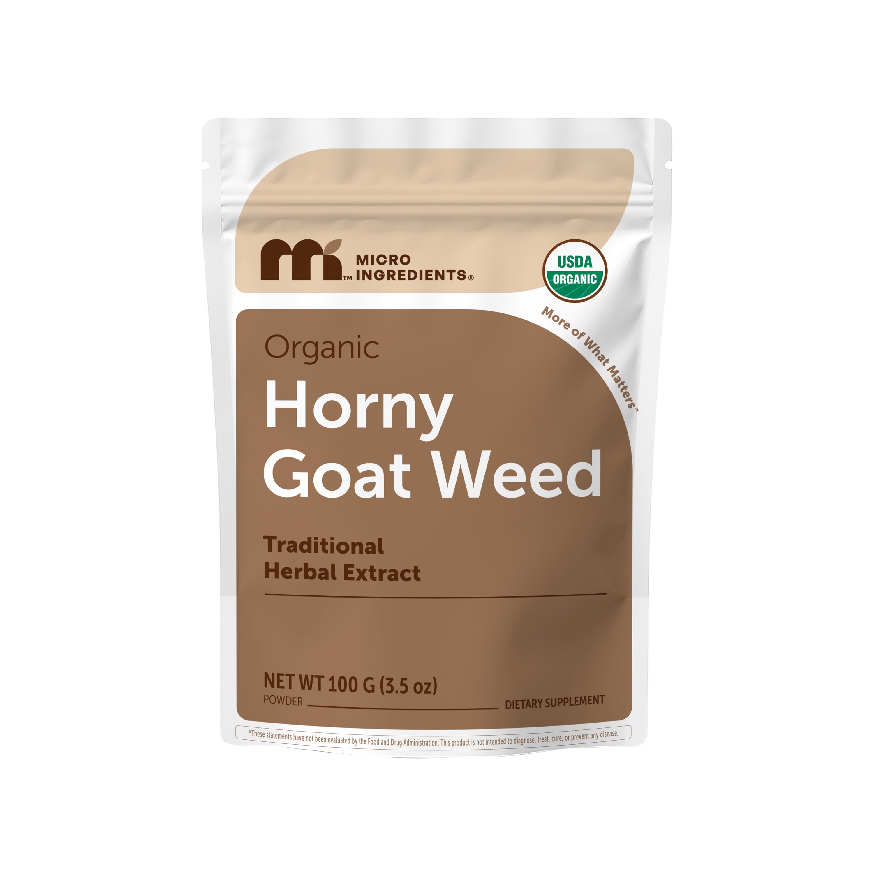 Micro Ingredients Organic Horny Goat Weed Powder