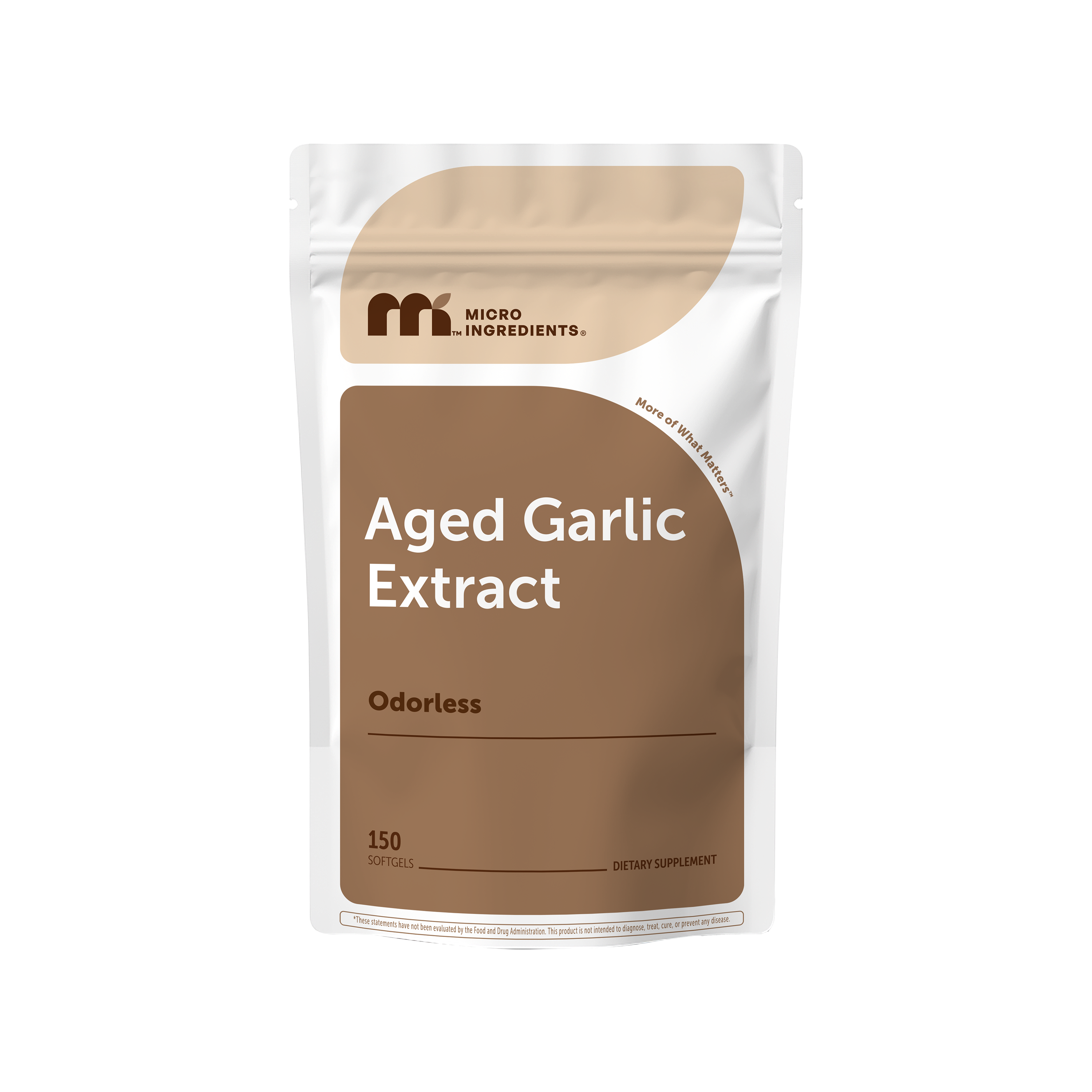 Micro Ingredients Odorless Aged Garlic Extract Softgels