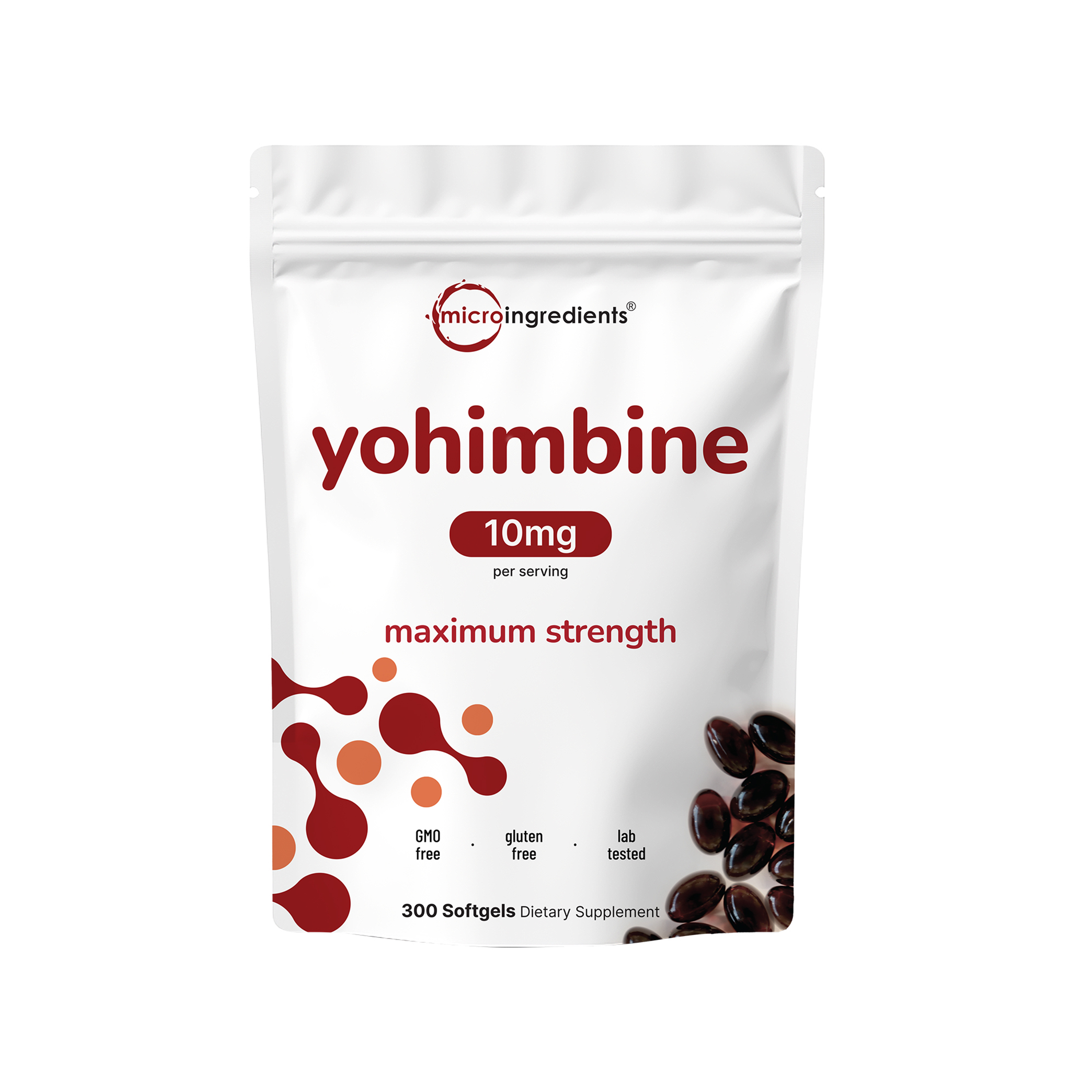 Micro Ingredients Yohimbine Softgels, 300 counts
