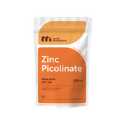 Micro Ingredients Zinc Picolinate 100mg with MCT Oil, 300 Softgels