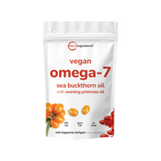 Micro Ingredients Vegan Omega 7 Sea Buckthorn Oil 6,000mg, 240 Veggie Softgels