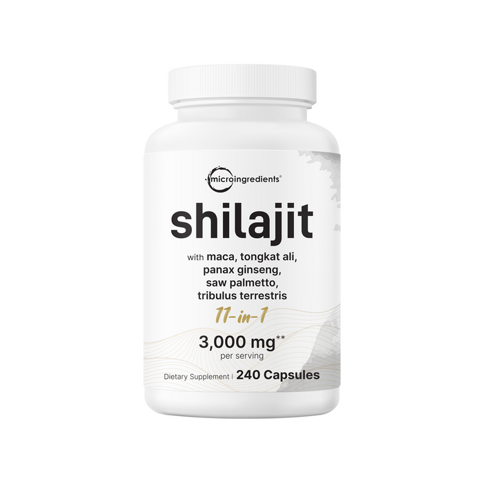 Micro Ingredients Shilajit 11-in-1 3000mg, 240 Capsules