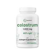 Micro Ingredients Colostrum 1000mg with Collagen & Probiotics, 240 Capsules