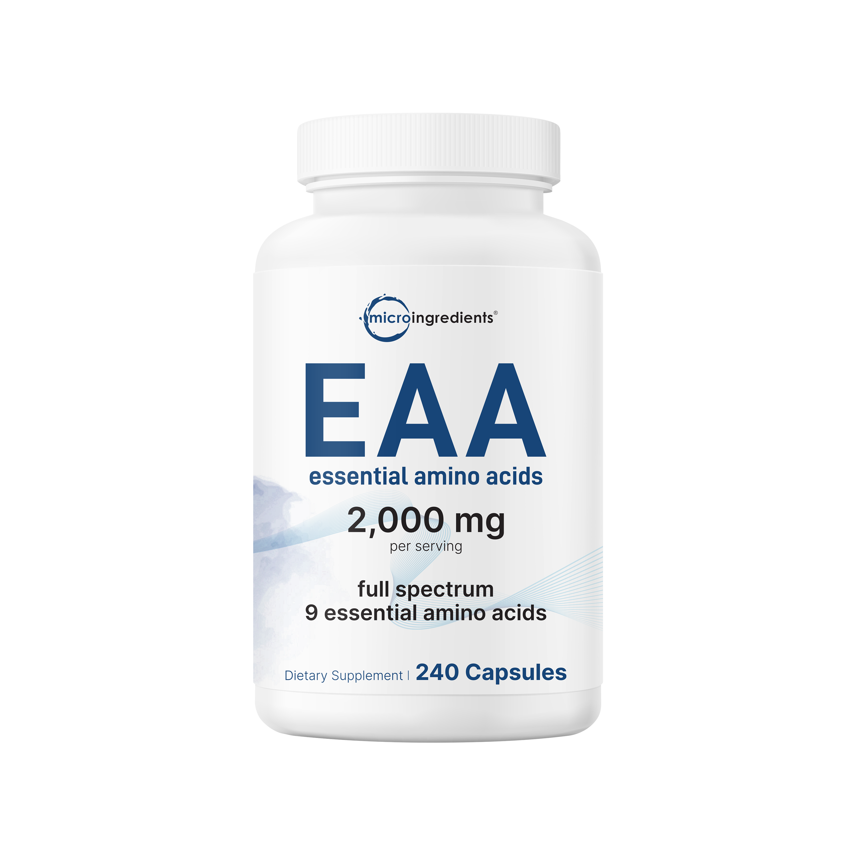Micro Ingredients EAA 2000mg, 240 Capsules