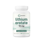 Micro Ingredients Lithium Orotate 10mg, 240 Veggie Capsules